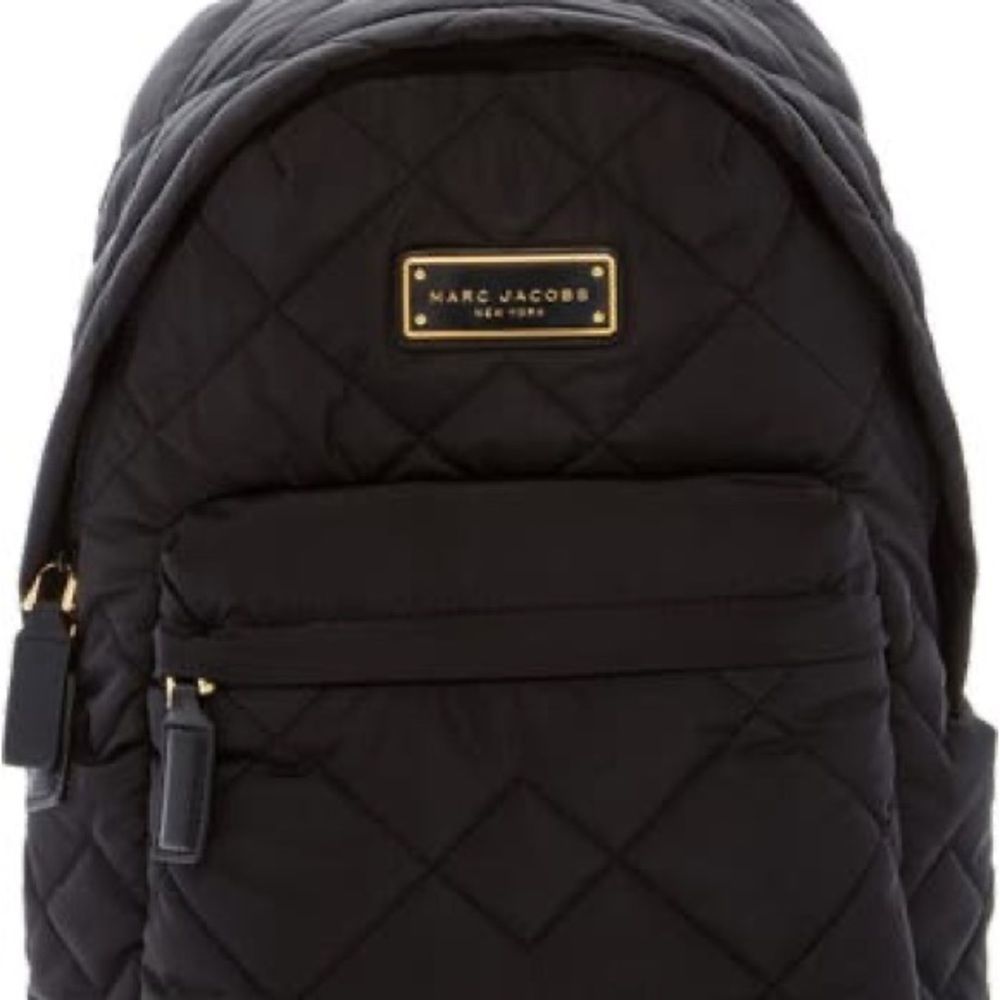 Marc Jacobs black quilted backpack. Not used, like new! Perfect condition.